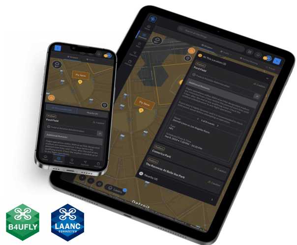 AirHub-Portal-Mockup-LAANC-B4UFLY-Low-Left
