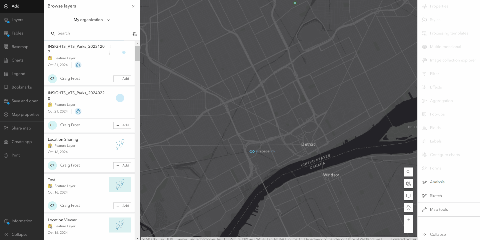 Customize Your AirHub® Portal Map Using Esri’s ArcGIS Online