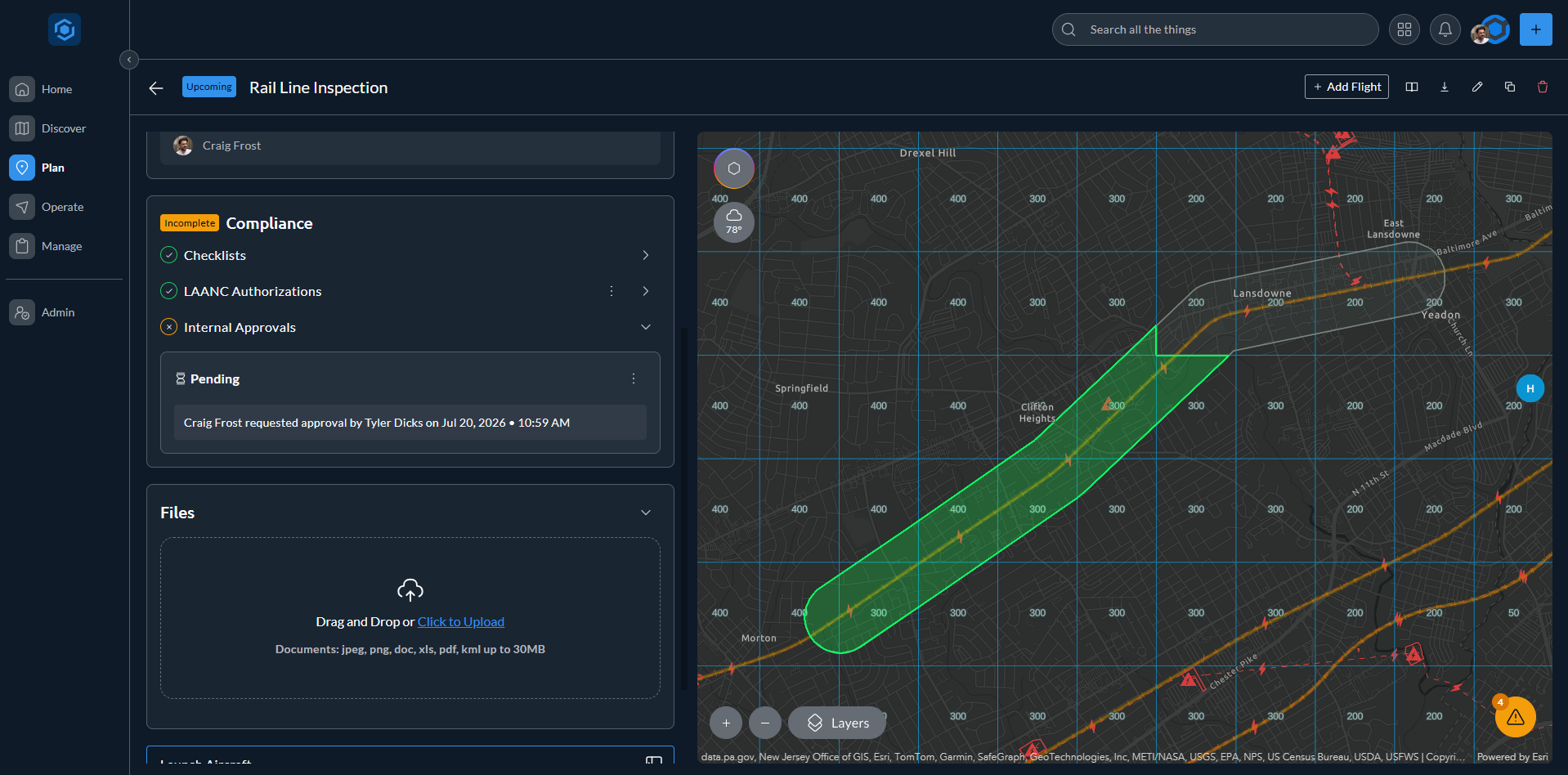 AirHub Portal, attach files