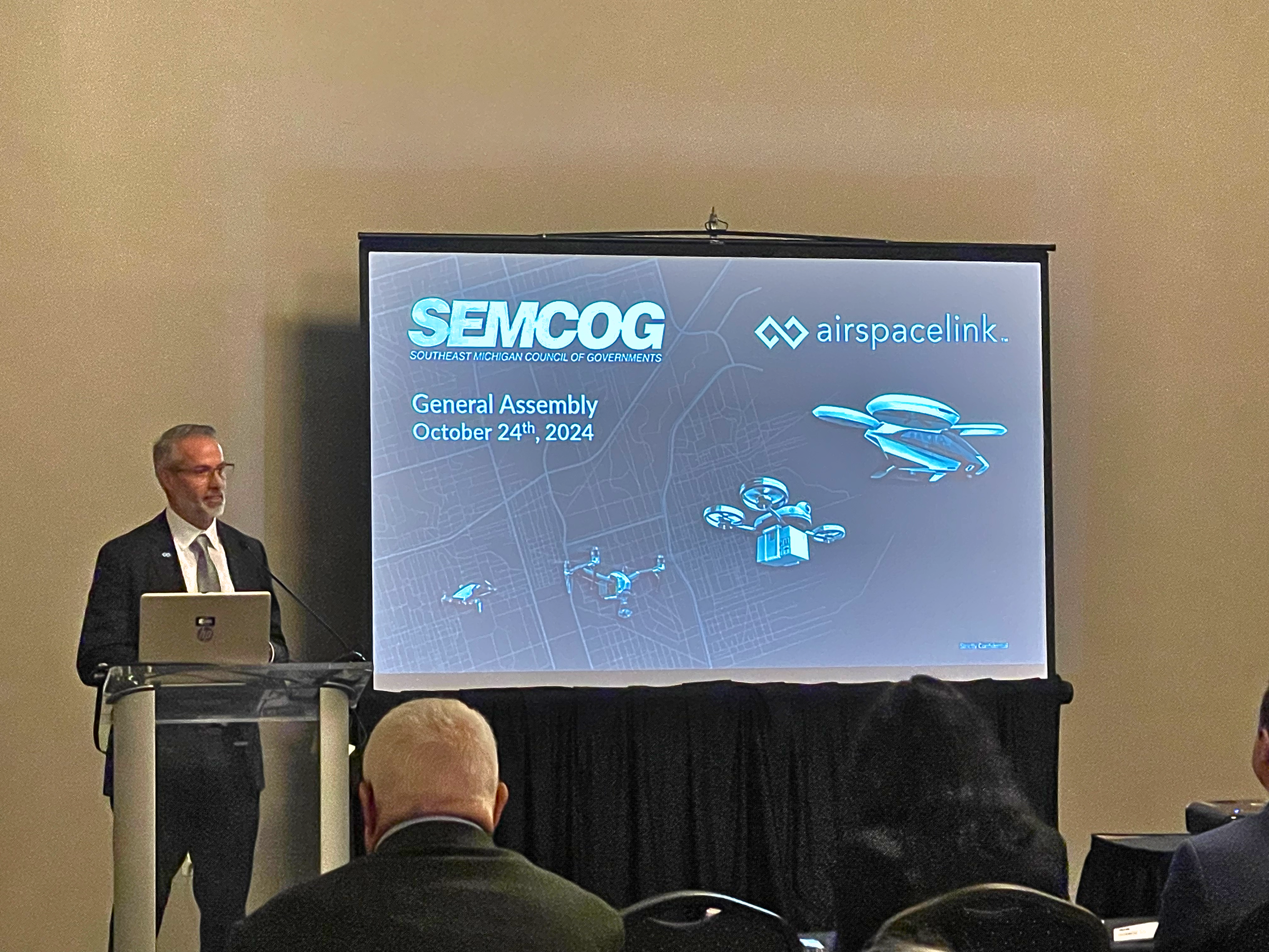 Airspace Link and Romulus Take Flight at SEMCOG General Assembly